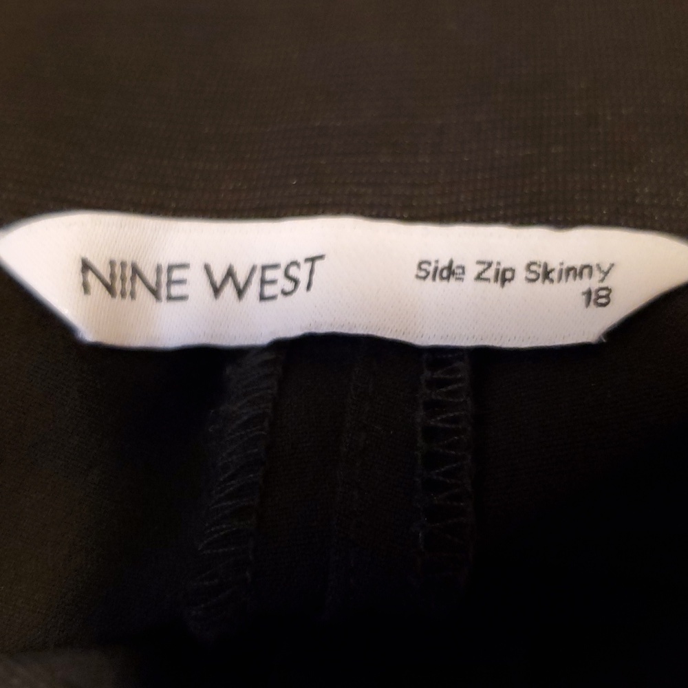 🍀Nine West Black Skinny Pants Size 18 - Picture 4 of 4